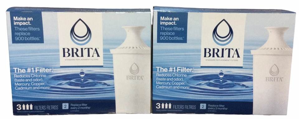 2pk Brita Water Filter Pitcher Replacement Filters 3ct Boxes (A7) - Image 1 of 1