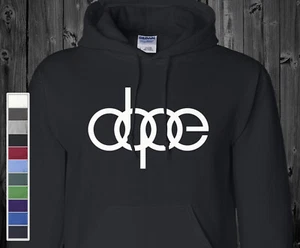 Dope Logo Hoodie Sweatshirt Hip Hop Rap Swag MTV 420 Marijuana on S-5XL Pullover - Picture 1 of 12