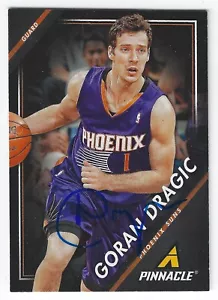 GORAN DRAGIC PHOENIX SUNS SIGNED CARD HEAT ROCKETS CHICAGO BULLS RAPTORS NETS - Picture 1 of 1