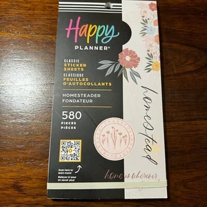 The Happy Planner Sticker Book Homestead Stickers 580 Pieces - Picture 1 of 13