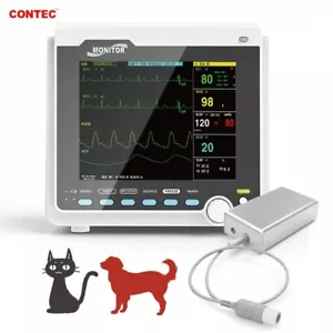 Veterinary Vital Signs Patient Monitor CO2 Monitoring 6 Parameters With ETCO2 - Picture 1 of 12