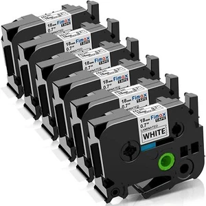 6x Schriftband Kompatibel TZ/TZe-241 18mm für Brother P-touch PT-D600 P750W 2700 - Bild 1 von 12