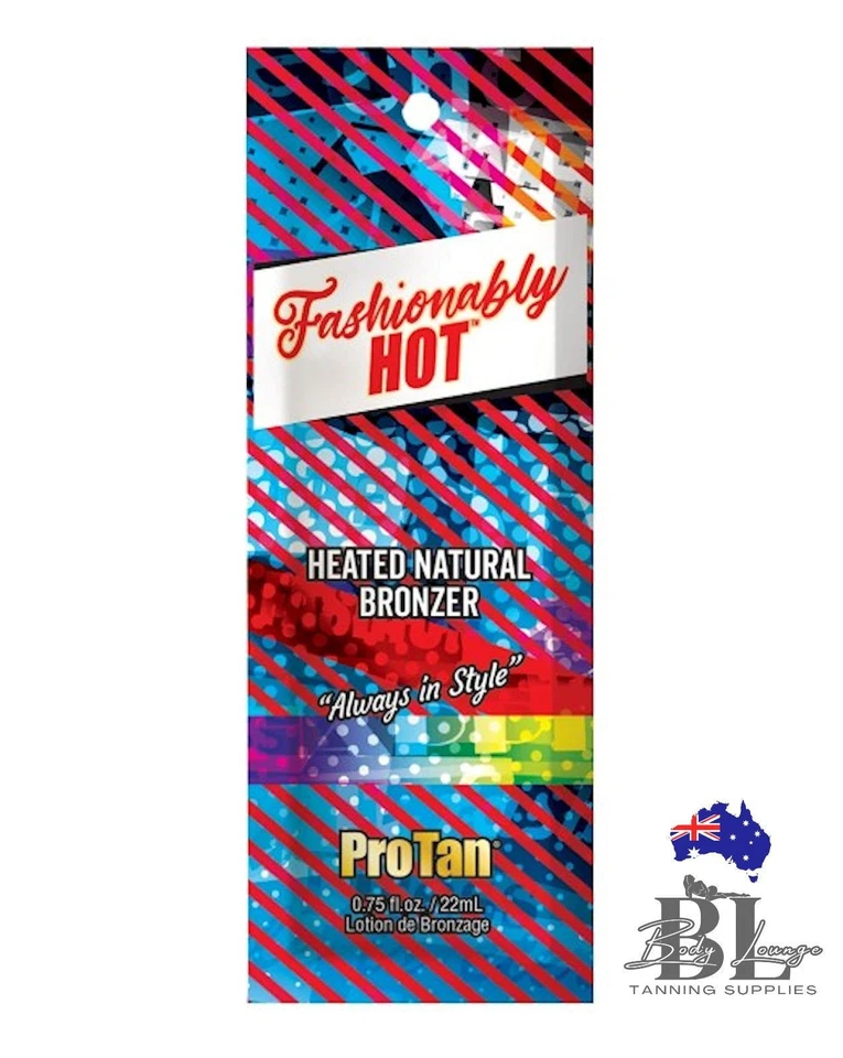 ProTan Fashionably Hot Tanning Heated Tan Lotion Natural Bronzer - 22ml Sachet - Image 1 of 1