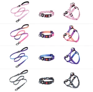 Conjunto de collar y correa de arnés para perros mascotas sin tirar chaleco de control ajustable reflectante - Imagen 1 de 16