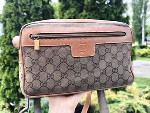 GUCCI GG Supreme Vintage 80s crossbody shoulder logo bag_USED_REED - Picture 1 of 24
