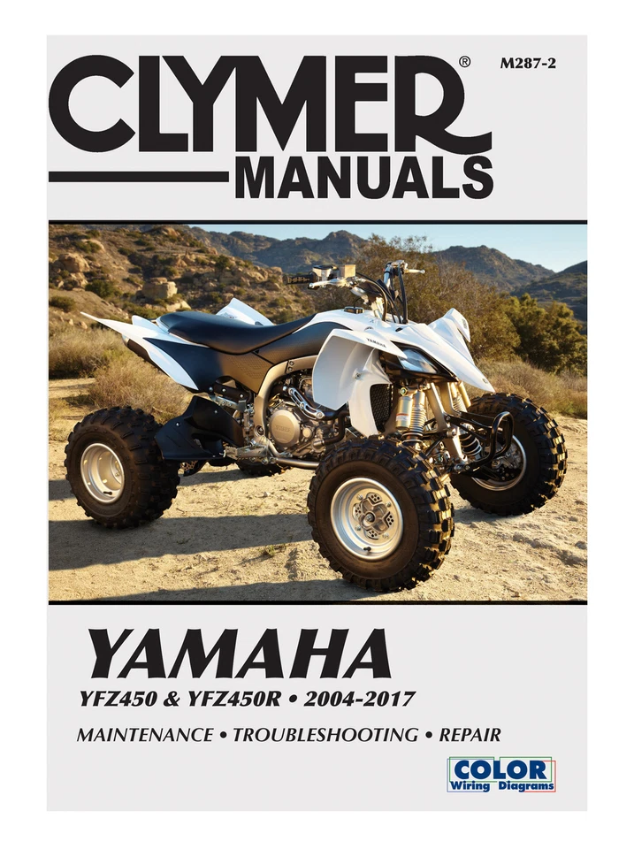 Clymer 维修/服务手册 '04-17 雅马哈 YFZ450 & YFZ450R (CM2872) — 第 1/1 张图片