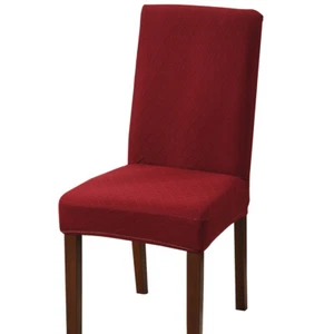 Stretch Dining Chair Seat Covers Slip Wedding Banquet Party Removable Slipcover - Picture 1 of 35