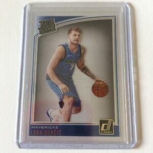 2020-21 Clearly Donruss Luka Doncic Retro ('18-'19) Rated Rookie RC #9 Mavericks