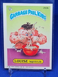 Louis Squeezed Garbage Pail Kids 1987 #253b - Imagen 1 de 2