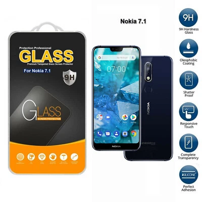 For Nokia 7.1 Tempered Glass Mobile Phone Screen Protector - Image 1 of 4