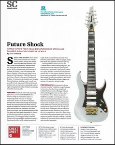 Guitarra Ibanez TAM100 Tosin Abasi Signature 8 cuerdas revisión artículo de verificación de sonido - Imagen 1 de 3