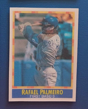 1990 Sportflics Baseball Cards #9 Rafael Palmeiro - Texas Rangers - NM