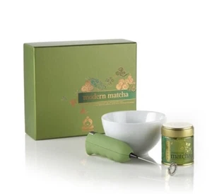 Teavana Modern Matcha Imperial Grade Japanese Green Tea Gift Set w/ Frother - Picture 1 of 4