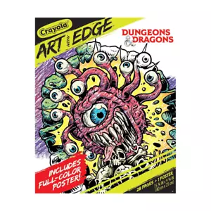 Dungeons & Dragons da colorare per adulti 28 pagine foglia sciolta più poster di Crayola - Foto 1 di 14