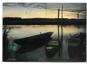 BR3764 Venezia Tramonto sulla laguna Viaggiata 1973 verso Roma - Foto 1 di 2