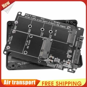 Combo M.2 NGFF B-key & MSATA SSD To SATA 3.0 Enclosure Converter Adapter Cards - Afbeelding 1 van 12