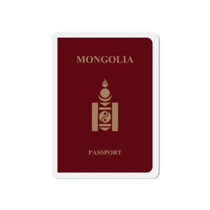 Mongolia Passport - Die-Cut Magnet - Picture 1 of 16