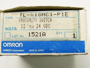 OMRON TL-X18MC1-P1E INTERRUTTORE DI PROSSIMITÀ PENNINO TLX18MC1P1E - Foto 1 di 3