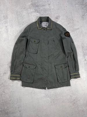 Zadig & Voltaire Women's Vintage Military Army Jacket Vintage Canvas Green Coat - Image 1 of 4
