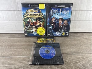 (3) GameCube Lot Harry Potter Chamber Askaban Quidditch getestet FS Nintendo GC - Bild 1 von 3