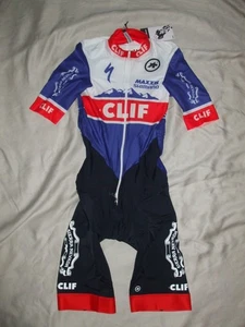 Traje de velocidad de carretera Assos, traje de ciclismo, bolsillos, Team Clif, para hombre M - Imagen 1 de 5