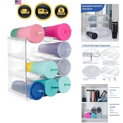 Organizador de garrafa de água suporte de armazenamento para balcões de despensa geladeira cozinha - Imagem 1 de 4