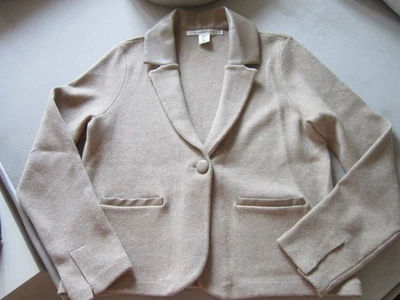 Max Studio toller edler Strickblazer beige 38 40 - Bild 1 von 2