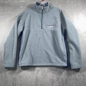 Polo Sport Ralph Lauren Pullover Herren L grau 1/4 Zip Fleece USA Flagge Polartec - Bild 1 von 16