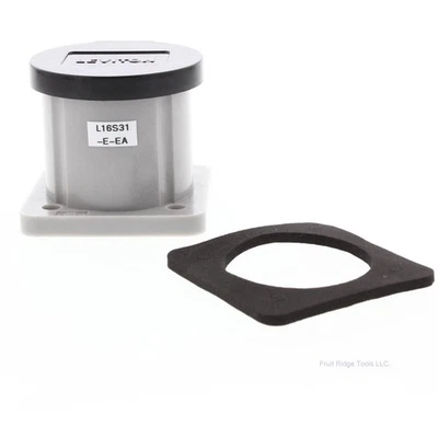 Carcasa de montaje en panel negro Leviton serie 16 tapa de cierre automático de plástico 16S31-E Foto 1 de 4