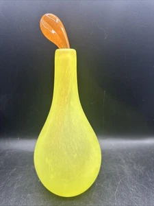 Kosta Boda Gunnel Sahlin Yellow Balloon Carafe - Picture 1 of 11