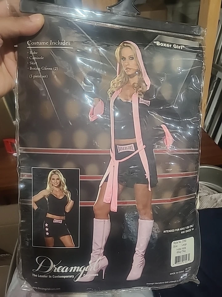 Disfraz de Halloween Dreamgirl Boxer Niña Adulto Grande Foto 1 de 1