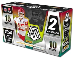 25+ Bonus Prizms 2020 Panini Mosaic Football Hobby Box (10 AUTO/MEMO) PSA REPACK - Bild 1 von 5