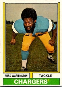 1974 Topps #416 Russ Washington - Picture 1 of 2