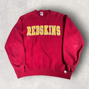Sudadera Atlética Russell De Colección Años 90 Washington Redskins NFL Cuello Redondo Talla XL - Imagen 1 de 12