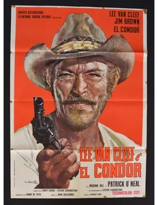 manifesto EL CONDOR Lee Van Cleef Guillermin Jim Brown western A481 - Imagen 1 de 1
