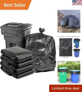 65 Gallonen Müllbeutel, 25 Stück extra groß schwarz strapazierfähig Mülleimer Einlagen, Müll - Bild 1 von 9