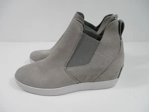 -NEU Sorel Out 'N About Sport Keilabsatz Wildleder Sneaker hellgrau Herren Größe 9 - Bild 1 von 5