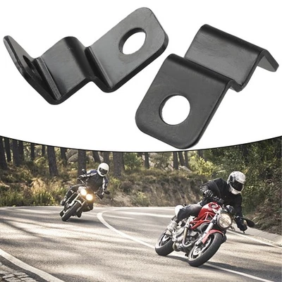 Set of 2 Motorcycle Turn Signal Indicator Brackets Front Mounting Parts - Image 1 of 4