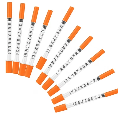 10 Pack 1ml Microfine Measuring Syringe Lab Dispensing Tool, Individually Sealed