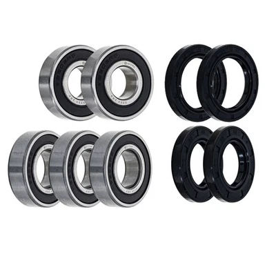 NICHE Wheel Bearing Seal Kit for Kawasaki KH400 6203-2RS 6205-2RS - Image 1 of 4