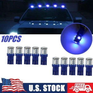 10x Blue LED Roof Cab Marker Clearance Light Bulbs For Ford F150 F250 F350 99-15 - Picture 1 of 12