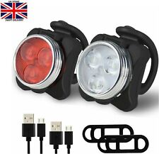 Bike Light Set, Super Bright USB Rechargeable Bicycle Lights,Waterproof Mountain
