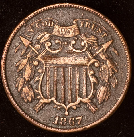 1867 2 CENT Cover