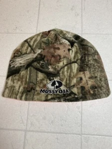 Mossy Oak Beanie Hunting Camo Woods And Orange Lightweight Reversible - Picture 1 of 3