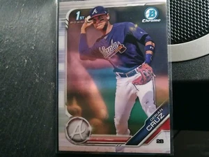 Derian Cruz 2019 Bowman Chrome Prospects #BCP-11 Braves - Picture 1 of 2