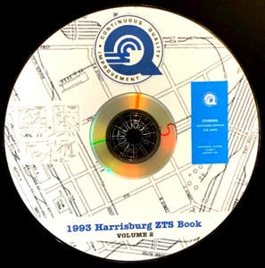 Conrail 1993 Harrisburg Zone-Track-Spot Volume 2 "ZTS" Maps PDF Pages on DVD - Picture 1 of 9