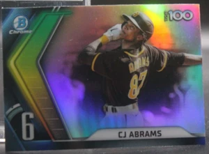 C.J. Abrams (Padres) - 2022 Bowman Chrome Top 100 #BTP6 - Picture 1 of 1
