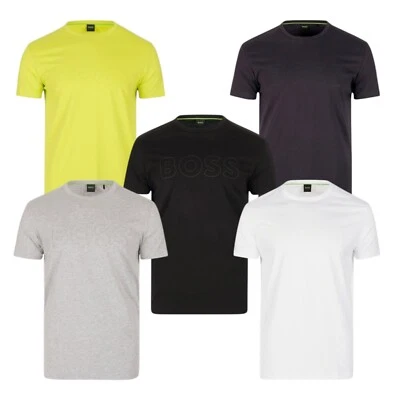 Camiseta Boss Hombre Teebo Negra Blanca Azul Gris Amarilla Hugo Boss 50492057 Foto 1 de 4