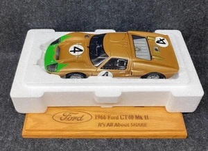 EXOTO 1:18 1966 FORD GT40 MkII HOLMAN MOODY LEMANS HAWKINS DONOHUE RLG18046 NEW - Picture 1 of 18