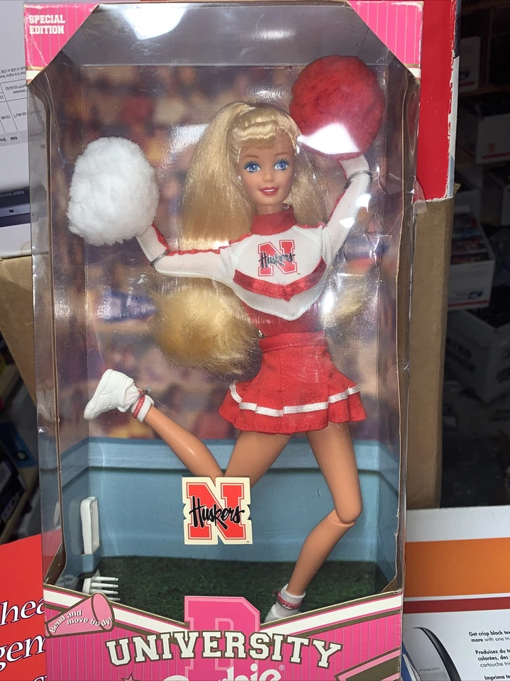 Vintage Barbie Nebraska Cornhusker University BARBIE 1996 Mattel NEW IN BOX - Image 1 of 1